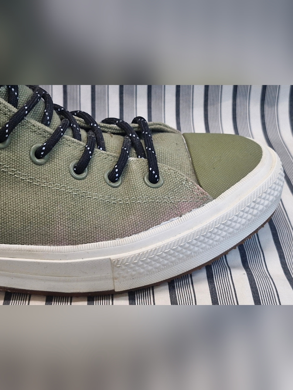 Converse Chuck Taylor All Star High Top Green Men's 11 Canvas Sneakers - Picture 6 of 16